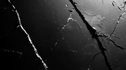 Dark textured surface with visible cracks, creating a dramatic backdrop for artistic projects