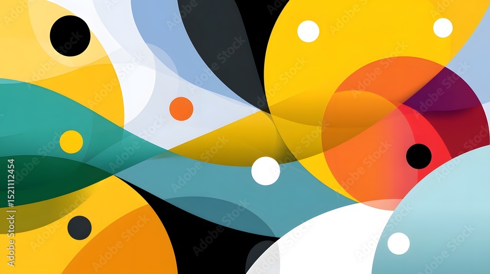 Aufkleber vibrant fluid art with dynamic shapes and colors. long_title:abstract fluid artwork featuring a vibr