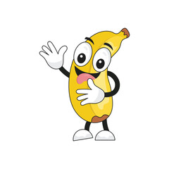  Banana Cartoon Character