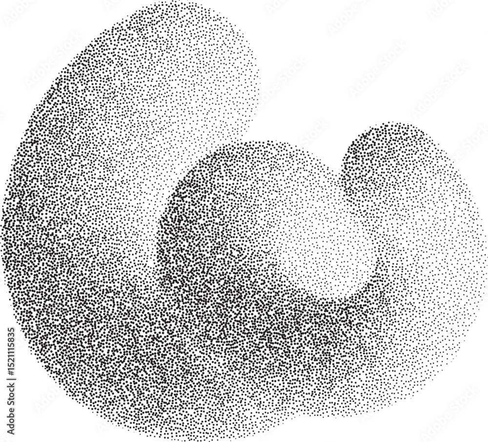 Poster abstract gradient shape. 3d lines and wavy element. fluid organic grainy design with sandy texture. 