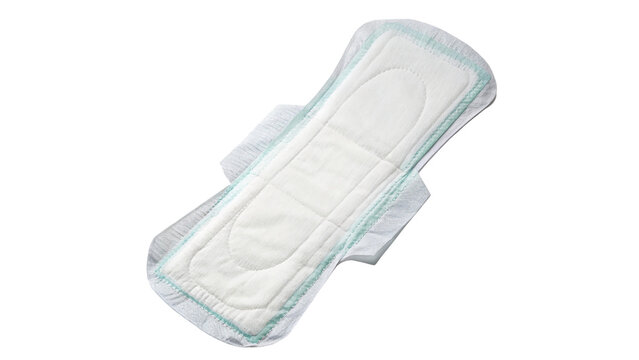 Sanitary pads isolated on transparent background