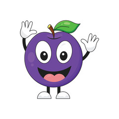  Plum  Cartoon Character