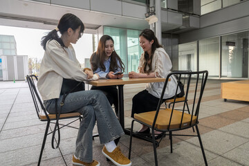 Fototapeta premium Z世代のビジネスシーン