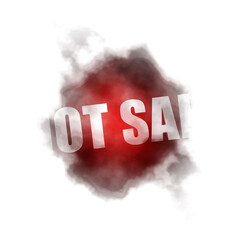 word hot sale on white background