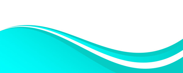 Modern banner background design. Banner template with dynamic wave shapes.