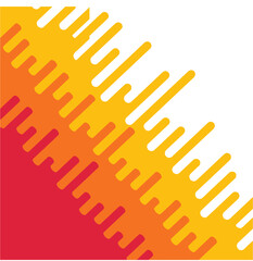 orange color vector dripping paint isolated on white background with premium quality vector