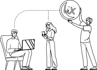 experience user research website vector