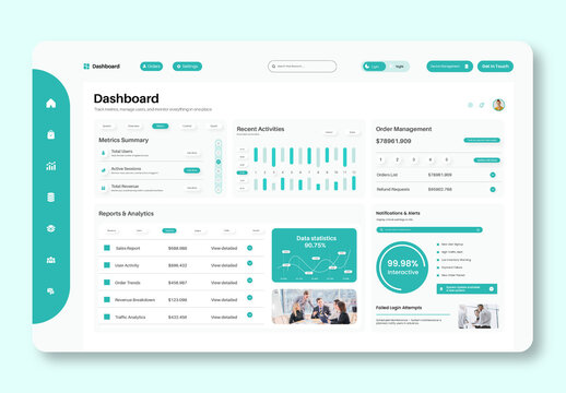 Admin Dashboard UI Kit