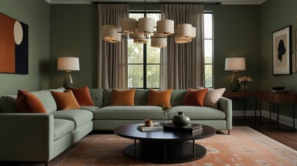 Modern living room interior (4)