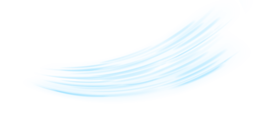 Png Air flow set of vector elements on a white background. Dynamic jet stream and air conditioner effect. Blurred blue motion for purifier or humidifier.