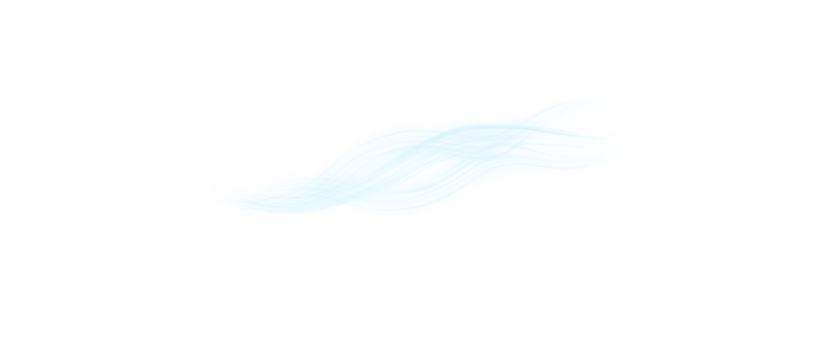 Air flow set of vector elements on a white background. Abstract PNG stream blowing from air conditioner, purifier or humidifier