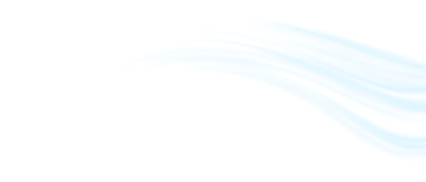 Png Air flow set of vector elements on a white background. Dynamic jet stream and air conditioner effect. Blurred blue motion for purifier or humidifier.