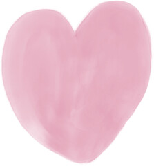 Heart  watercolor, romantic element