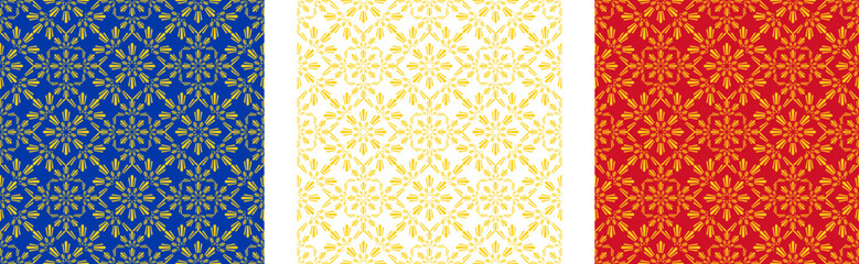 sun pattern collection. filipino background for decoration. vector illustration