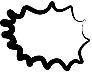 Speech bubble text, chat, talk, comic