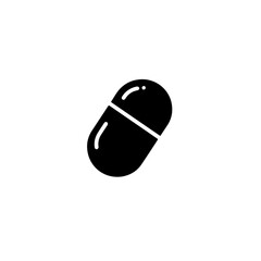 Capsule pill medicine icon