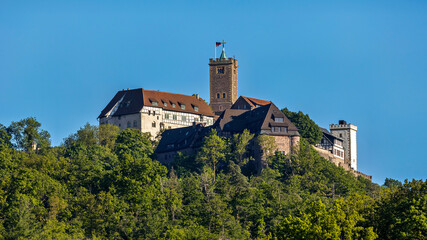 The Wartburg Castle at Eisenach in Thuringia