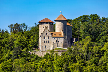 The Normannstein Castle in the Werra Valley in Thuringia