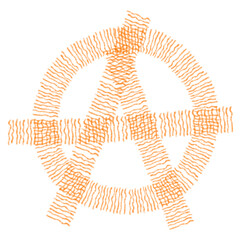 Anarchy symbol icon