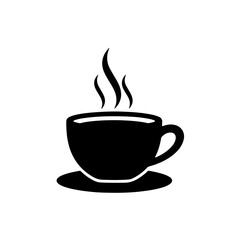 Obraz premium Hot coffee cup icon