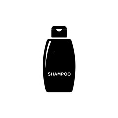 Shampoo bottle icon flat minimal style