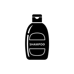 Shampoo bottle icon flat design