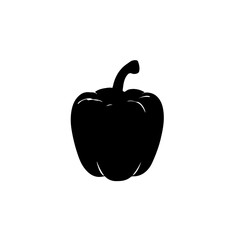 Simple bell pepper icon