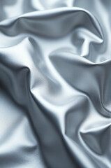 Close up shot of satin fabric texture
