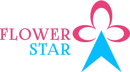 A blooming symbol of beauty and aspiration — the logo unites petals and an upward star to reflect natural elegance and radiant skincare goals.