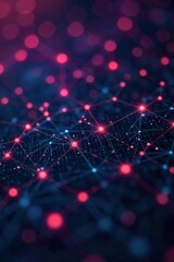 A comprehensive dataset visualized as a perfectly organized, interconnected network of nodes and lines, representing complete and integrated information , connections, patterns, validated