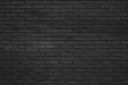 Old black brick wall texture background. Grunge wallpaper - Powered by Adobe