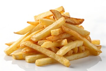 Golden French Fries, Crispy Potato, Food Photography