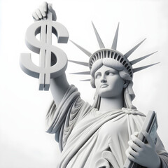 Obraz premium Dollar liberty
