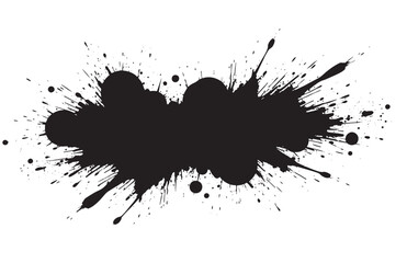 ink splat background, brush splatter black and white ,paint splatter vector, watercolor splatter