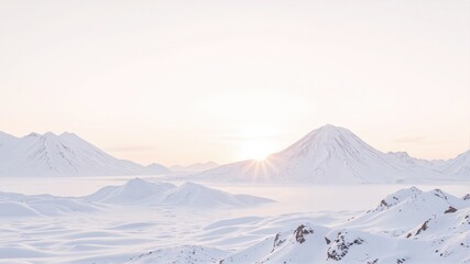 winter mountain landscape