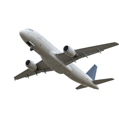 3d airplane isolated on whitebackground