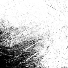 Vintage grunge paper texture isolated. Dirty scratched surface and old film overlay background. Crumpled aged effect with ink marks. Torn texture for design.