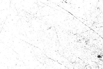 Vintage grunge paper texture isolated. Dirty scratched surface and old film overlay background. Crumpled aged effect with ink marks. Torn texture for design.