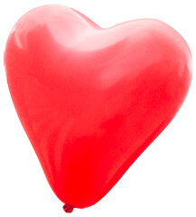 bal&atilde;o de cora&ccedil;&atilde;o vermelho