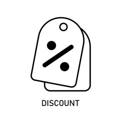 Icon a discount, isolated against a clean background.