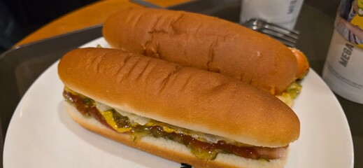 hot dog and fries