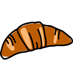 Croissant  bread vector