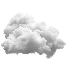 Fluffy clouds gather in the sky