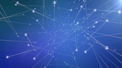 Expanding and Growing Neural Network from Center Core to Large Scale and Complex Web with Nodes and Connections. AI, Computer Algorithms, Artificial Intelligence and Large Language Model Visualization - Powered by Adobe