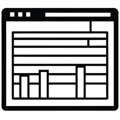 Obraz premium an-animated-svg-vector-icon-of-a-gantt-chart---hor.eps