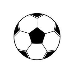 Fototapeta premium soccer ball on white background