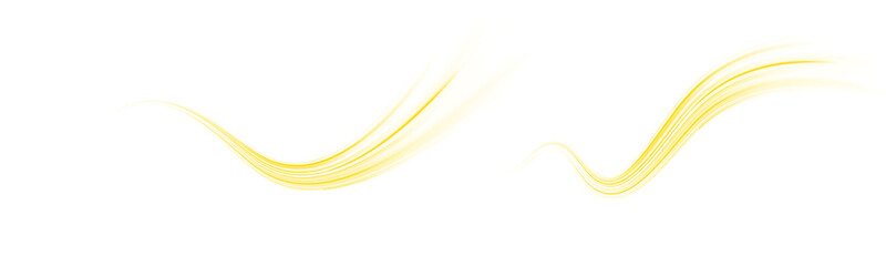 PNG glitter and sparkle flare on yellow magic sky PNG, where a golden star reveals the start of a glow line and every flash curves into the next bright yellow line.