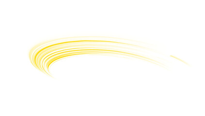 PNG yellow sparkle with glow and glitter flare on festive background PNG, where light bursts into a glowing line and stars shimmer near another curved golden line.