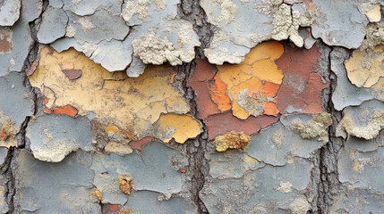 Features of the American or London plane tree (Platanus occidentalis), including trunk, bark, foliage, and fruit, showcasing the treeâ€™s varied coloration