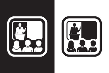 Presentation or Training Hall Icon